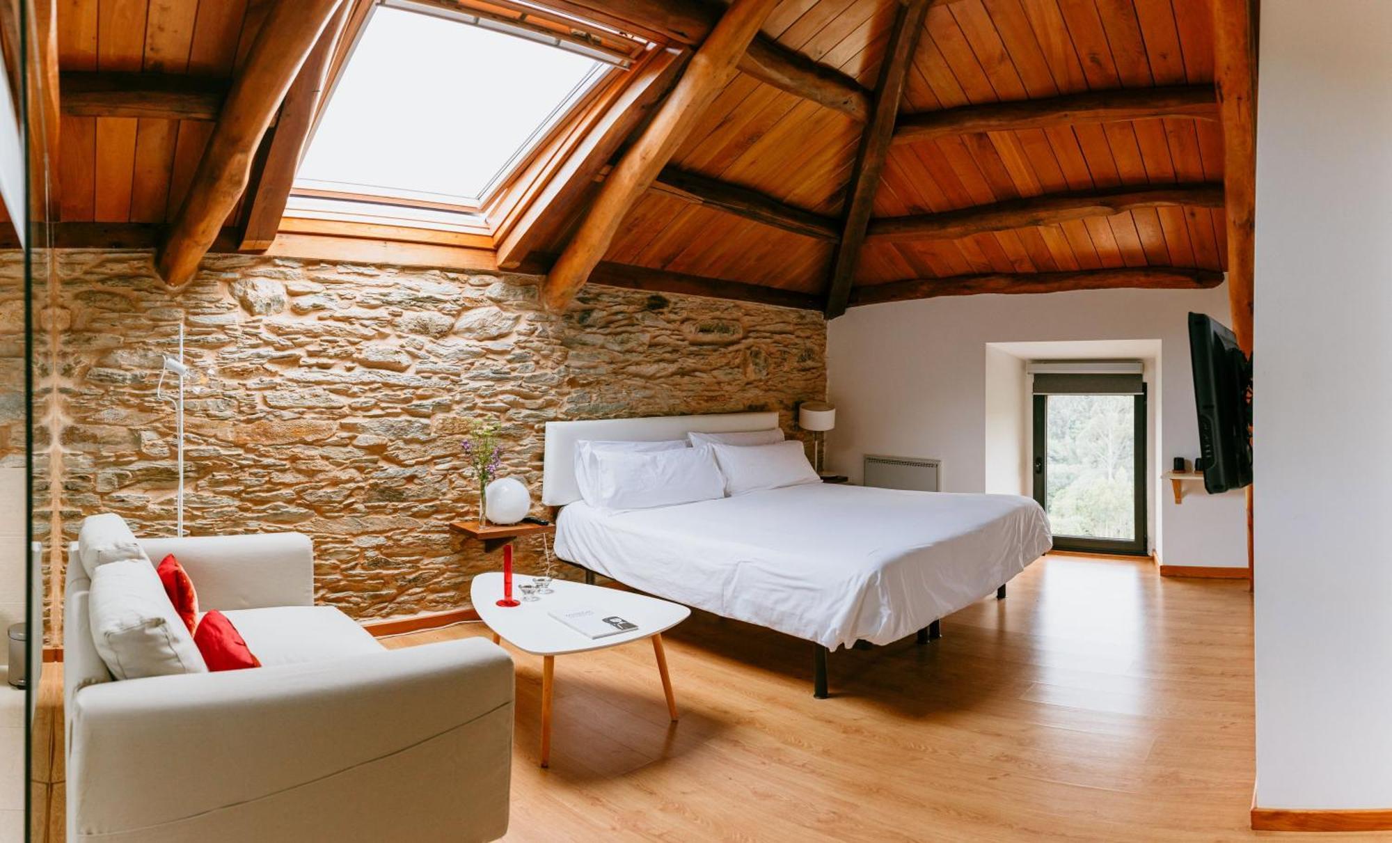 Hotel El Castano Dormilon Санта-Марта-де-Ортигейра Экстерьер фото