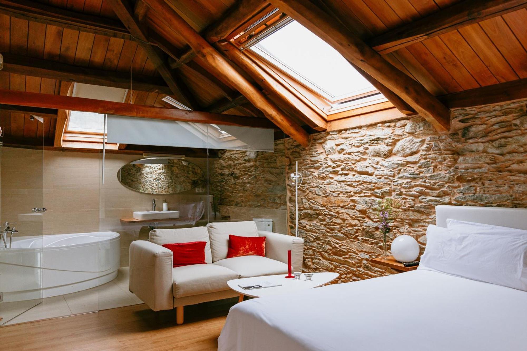 Hotel El Castano Dormilon Санта-Марта-де-Ортигейра Экстерьер фото